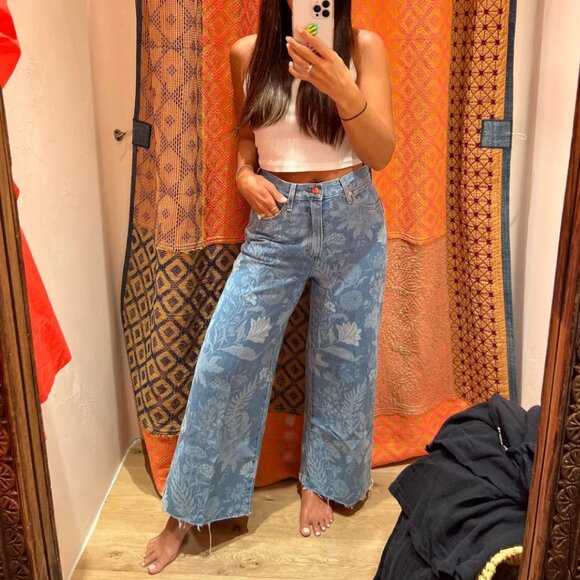 Wrangler Denim - NWT Wrangler World Wide 662 Cropped Floral Printed Jeans Size 26
